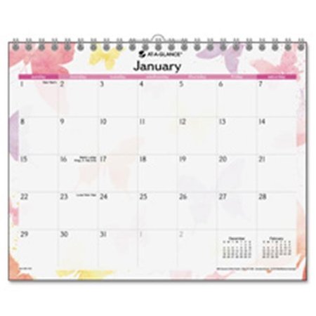 AT-A-GLANCE At-A-Glance AAGPM91707 Mthly Wall Calendar; 12 Mths; Jan-Dec; 1MPP; 15 in. x 12 in.; Multi AAGPM91707